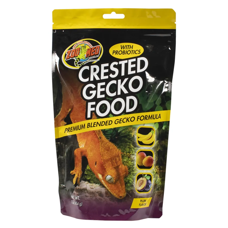 Zoo Med Laboratories Crested Gecko Plum Flavor Freeze-Dried Reptile Food - 1 Lb