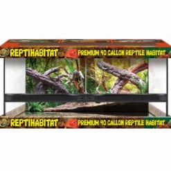 Zoo Med Laboratories Double Door Naturalistic Reptile Terrarium - L:36" X W:18" X H:18" Inches