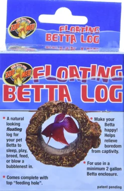 Zoo Med Laboratories Floating Betta Log Aquarium Décor - 3-3/4" Inches