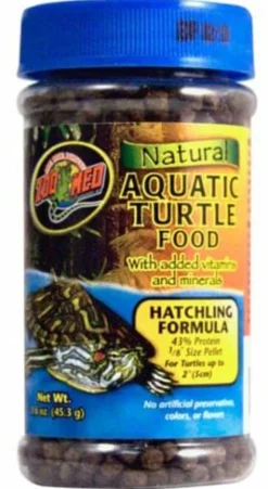 Zoo Med Laboratories Hatchling Formula Natural Aquatic Turtle Food - 1.6 Oz