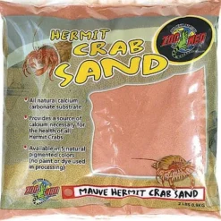 Zoo Med Laboratories Hermit Crab Sand Mauve Color - 2 Lbs