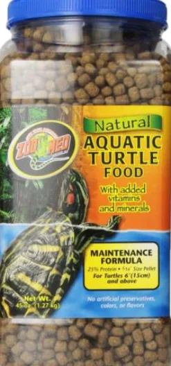 Zoo Med Laboratories Maintenance Formula Natural Aquatic Turtle Dry Food - 45 Oz