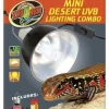 Zoo Med Laboratories Mini Desert UVB Reptile Heat Lighting Combo Kit - Mini
