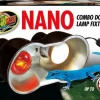 Zoo Med Laboratories Nano Combo Dome Lamp Reptile Heating and Lighting Fixture - 80 WT - L:8" X W:4" Inches