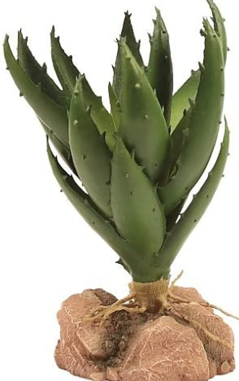 Zoo Med Laboratories Naturalistic Desert Plant Green Aloe Plastic Plant Terrarium Décor
