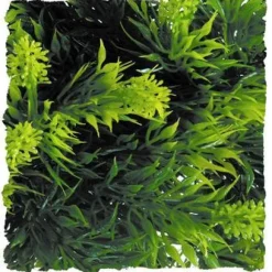 Zoo Med Laboratories Natural Bush Malaysian Fern Plastic Plant Aquarium and Terrarium Décor - Small