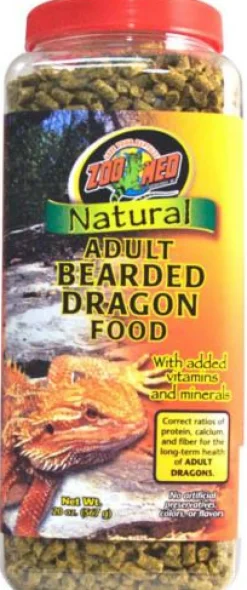 Zoo Med Laboratories Natural Bearded Dragon Adult Dry Food - 20 Oz