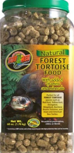 Zoo Med Laboratories Natural Forest Formula Tortoise Dry Food - 60 Oz