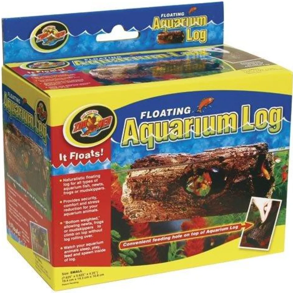 Zoo Med Laboratories Naturalistic Small Floating Log Aquarium Décor - 5.25" Inches