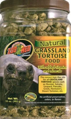 Zoo Med Laboratories Natural Grassland Formula Tortoise Dry Food - 35 Oz