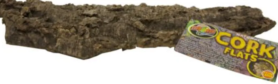 Zoo Med Laboratories Natural Flat Tree Bark Cork Aquarium and Terrarium Decor - Extra Large