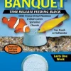 Zoo Med Laboratories Plankton Banquet Block Time-Release Saltwater or Freshwater Fish Food - Regular