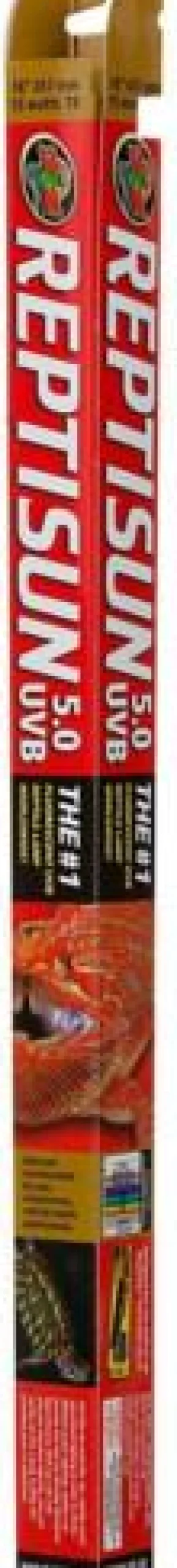 Zoo Med Laboratories ReptiSun 5.0 UVB High-Output T8 Reptile Fluorescent Replacement Bulb - 15 Watt - 18" Inches