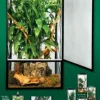 Zoo Med Laboratories ReptiBreeze Aluminum Screen Terrarium Cage - Extra Large - L:24" X W:24" X H:48" Inches