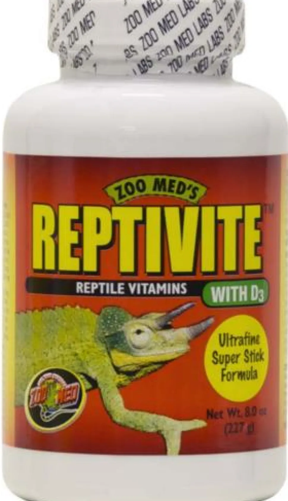Zoo Med Laboratories ReptiVite Reptile Vitamins with Vitamin D3 - 8 Oz