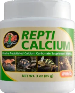 Zoo Med Laboratories Repti Calcium® Ultra-Fine Precipitated Calcium Carbonate Supplement with Vitamin D3 - 3 Oz