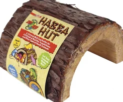 Zoo Med Laboratories Reptile Habba Hut™ for Reptiles, Amphibians & Small Animals Large - 3.75 X 7.5 X 7 Inch