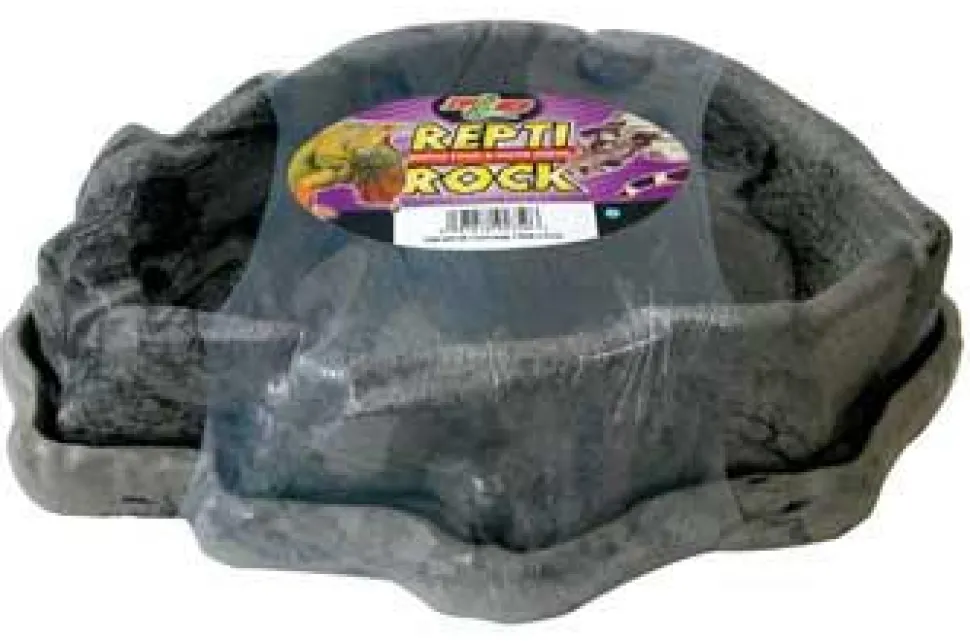 Zoo Med Laboratories Repti Rock Reptile Food and Water Dish - Extra Large