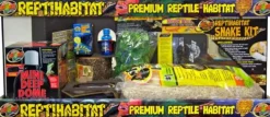 Zoo Med Laboratories ReptiHabitat Snake Tank and Starter Kit - 20 Gallon