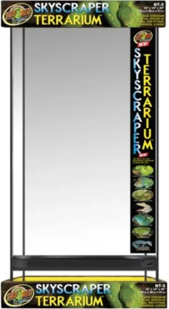 Zoo Med Laboratories Skyscraper Terrarium - L:18 X W:18" X H:36" Inches