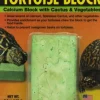 Zoo Med Laboratories Tortoise Banquet Block with Calcium Vegetables and Cactus Slow Feeding Food
