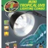 Zoo Med Laboratories Tropical UVB Light and Lamp Fixture Combo Kit - Mini - 50 Watt and upto 100 Watt