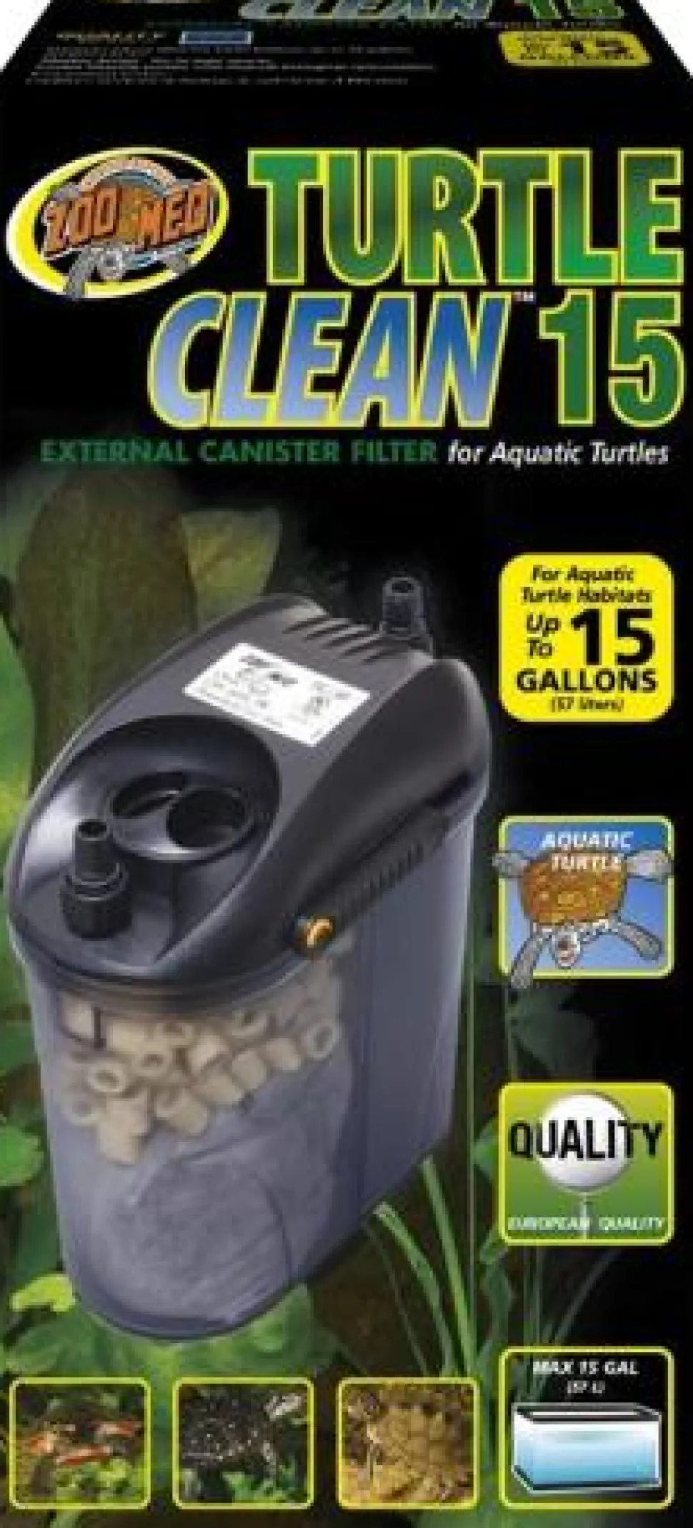 Zoo Med Laboratories Turtle Clean 501 External Canister Filter - Upto 15 Gallons