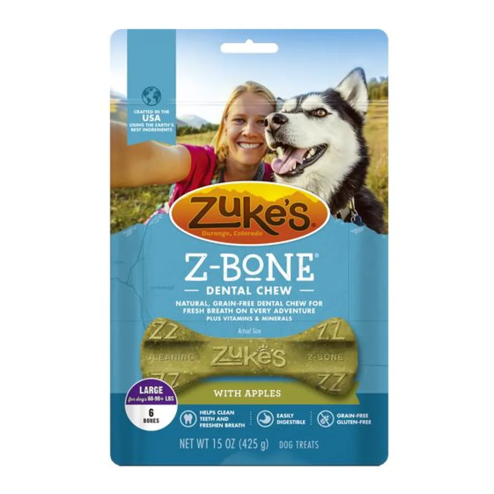Zuke's Apple - Mini Dog Dental Chews - 8.25 oz Bag