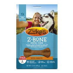 Zuke's Carrot - Regular Dog Dental Chews - 12 oz Bag