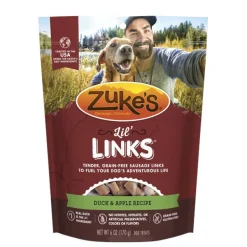 Zuke's Grain Free Duck & Apple Dog Jerky Treats - 6 oz Bag