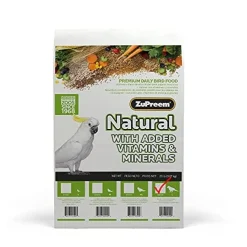 Zupreem Natural Diet Large Bird Food Parrot Bird Food - 20 Lbs