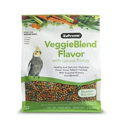 Zupreem Veggieblend Flavor Medium Cockatiel Bird Food - 2 Lbs